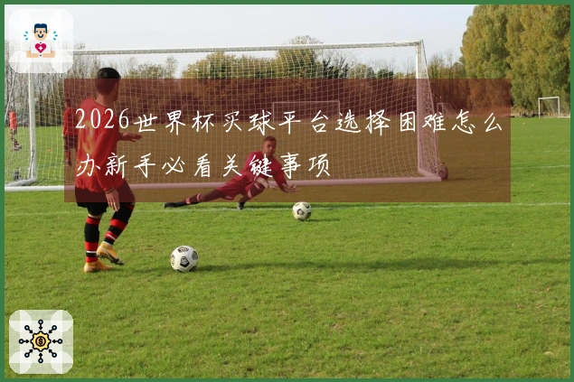 2026世界杯买球平台选择困难怎么办新手必看关键事项